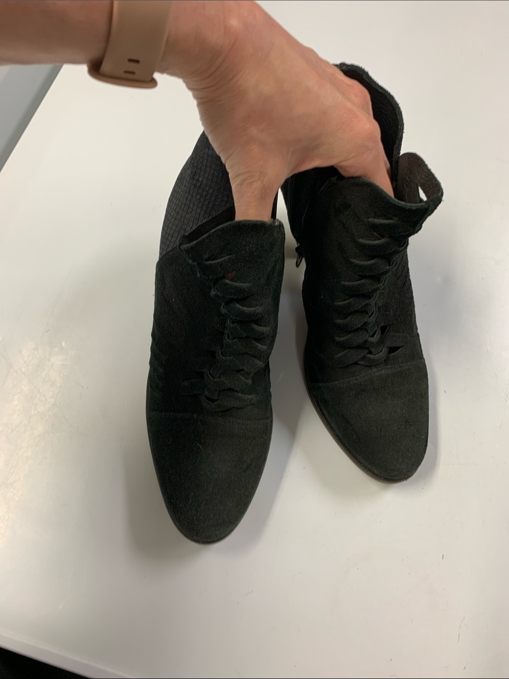 Free People Suede Booties